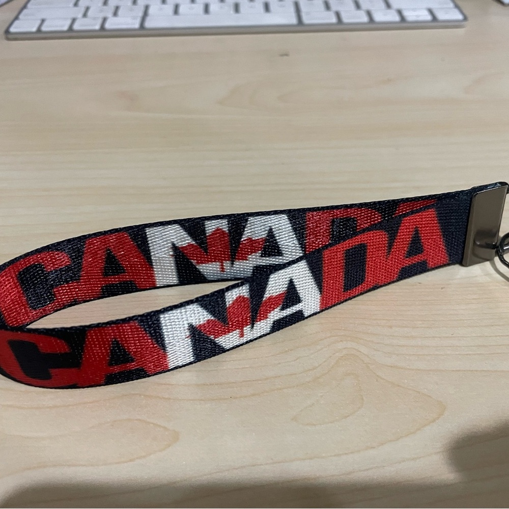 Canada Keychain Wristlet